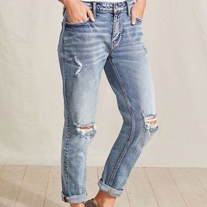 Kancan maurices vintage distressed boyfriend jeans 26